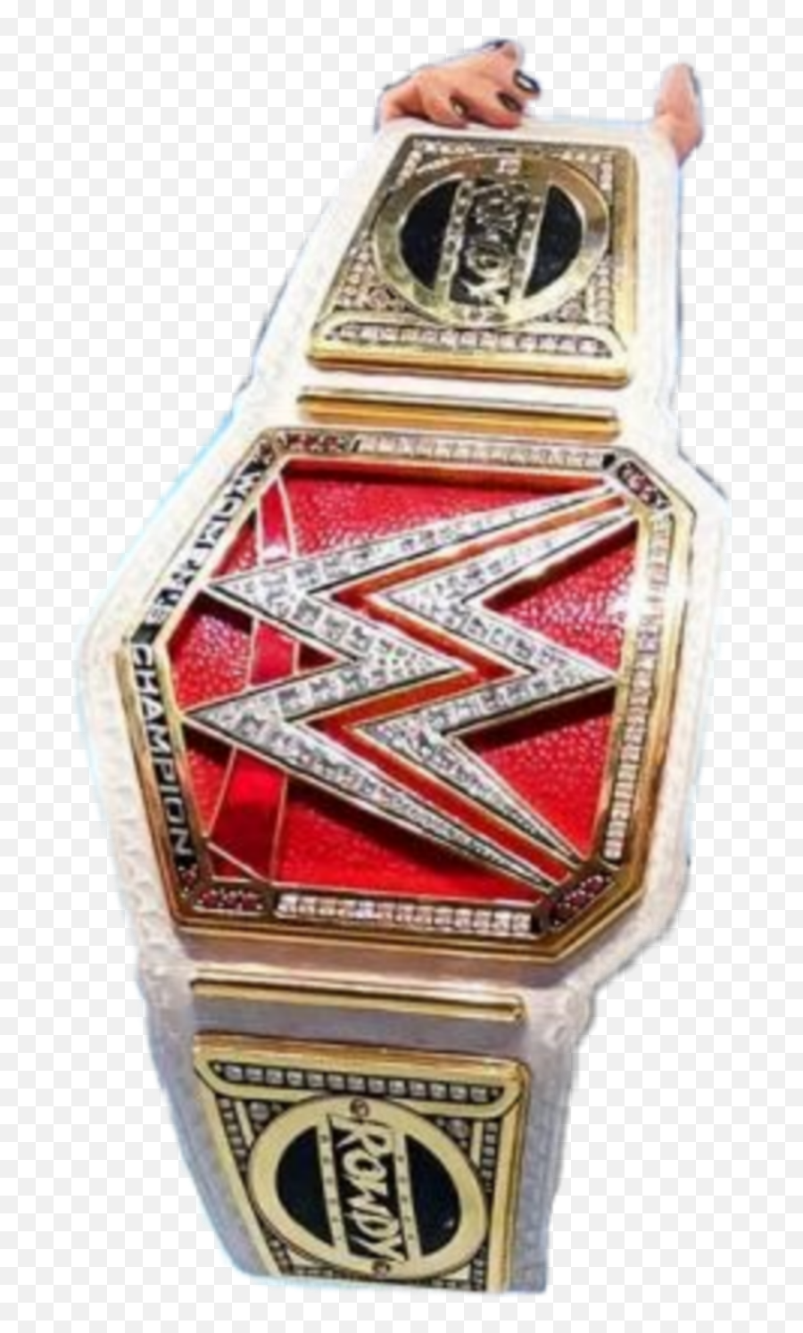 Wwe Wwetitle Title Sticker - Solid Emoji,Championship Belt Emoji