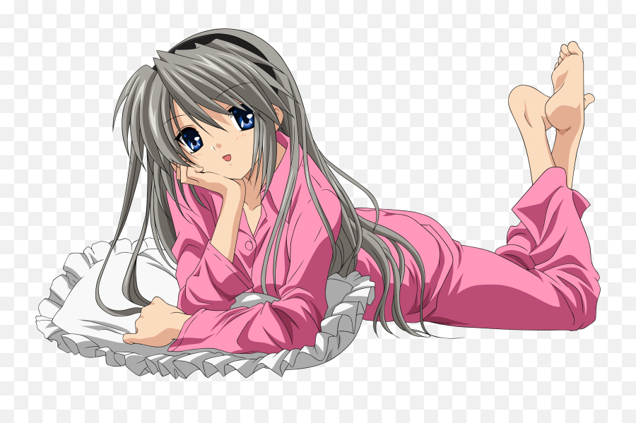 Girl In Pajamas Png U0026 Free Girl In Pajamaspng Transparent - Anime Girl In Pajamas Emoji,Kids Emoji Pajamas