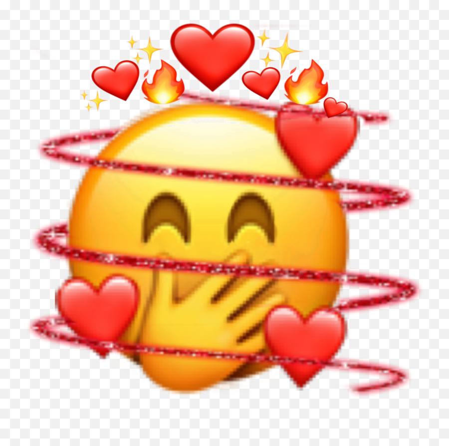 Red Emoji Spiral Emoji Sticker - Happy,Spiral Emoji