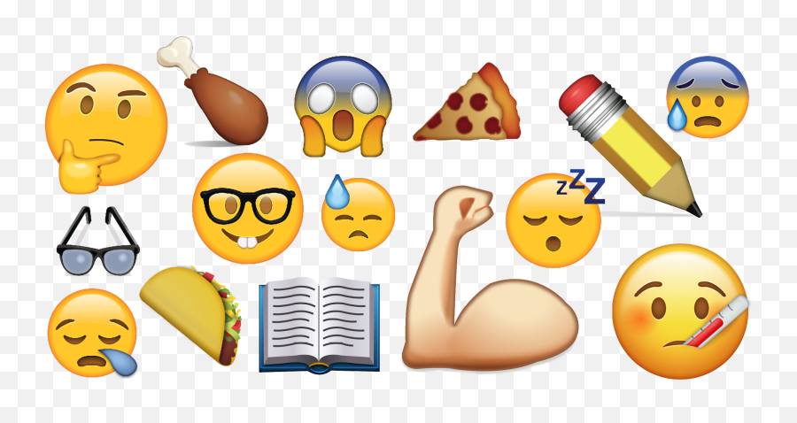 The Ten Types Of Students During Exams - Happy Emoji,Pondering Emoticon