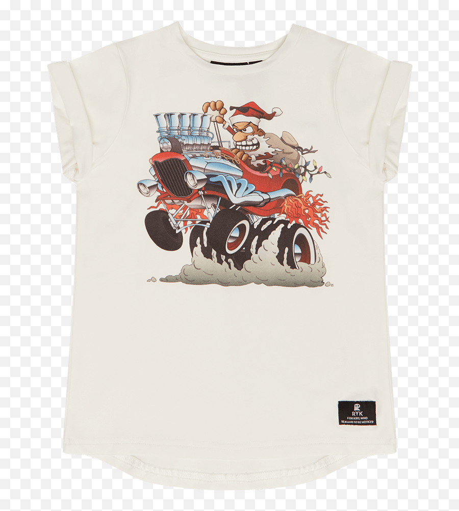 Rock Your Baby Boys T - Shirt Santau0027s Hot Rod Weihnachten Auto Lustig Emoji,Kids Emoji Leggings