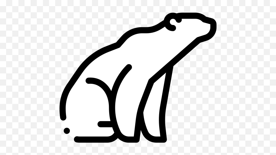 Polar Bear - Eisbär Icon Emoji,Polar Bear Emoji Copy And Paste