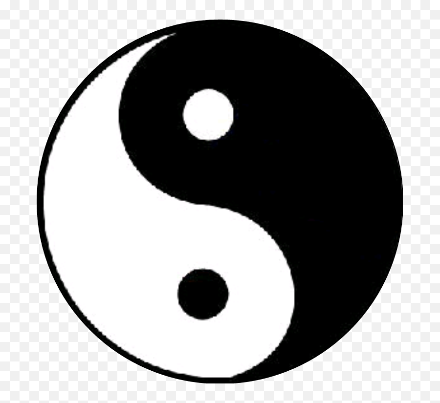 Ying - Principle Of Arts Contrast Emoji,Yin And Yang Emoji