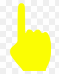 Yellow One Finger Icon - Sign Language Emoji,Pointer Finger Emoticon