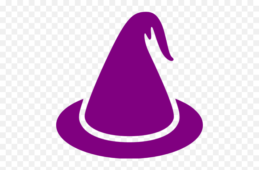 Purple Witch Icon - Free Purple Halloween Icons Gray Witch Hat Transparent Emoji,Witch Emoticon Text