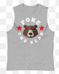 Tagged - Sleeveless Emoji,Bear Emoji Shirt