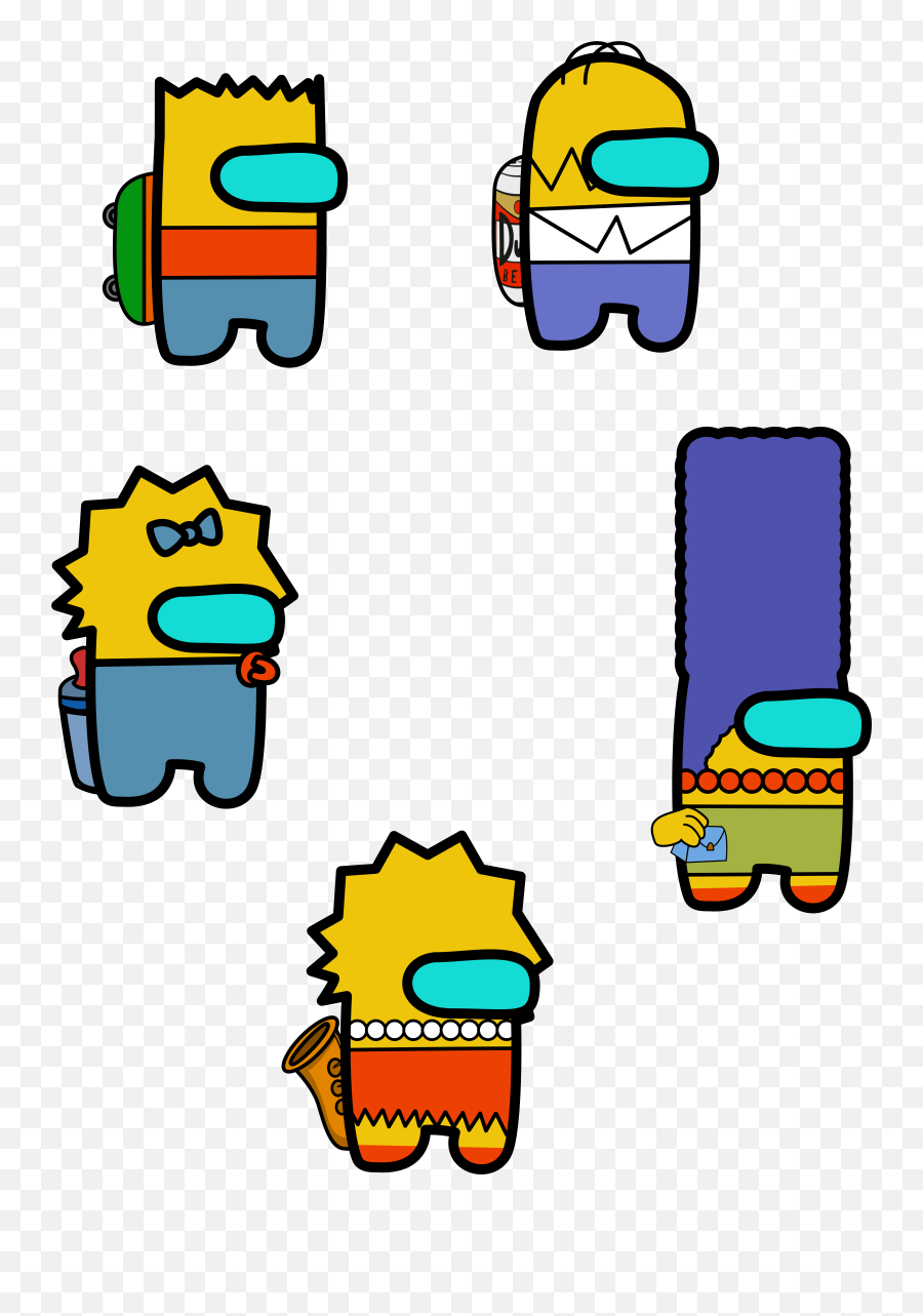 Among Us Emoji,Simpsons Emoji Android
