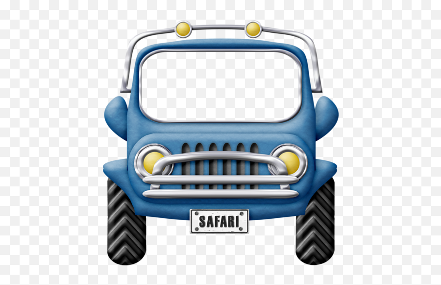 Animal Theme - Zoo Car Clip Art Emoji,Jeep Emojis