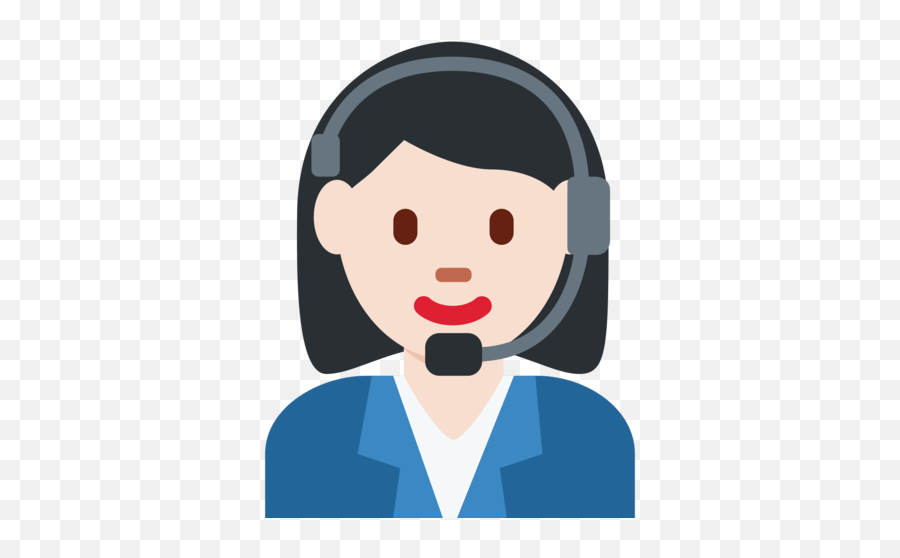 U200d Woman Office Worker Light Skin Tone Emoji - Emoji Oficinista,Emojis With Headphones