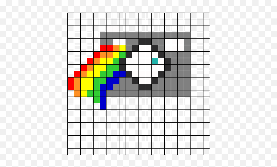 Camera Gushing Out Rainbows Perler Bead Pattern Bead - Simple Perler Bead Designs Easy Emoji,Perler Bead Ideas Emojis