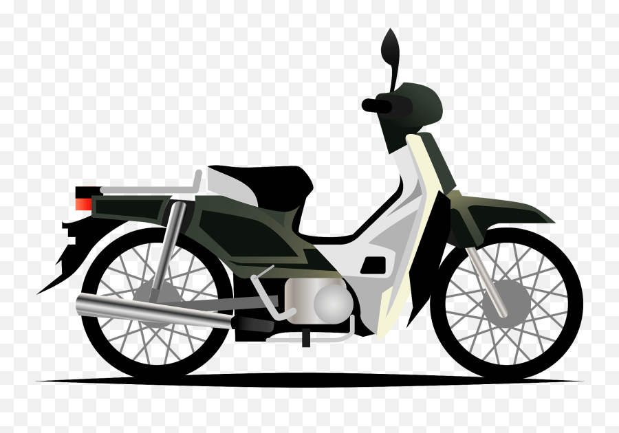 Honda Super Cub Clipart Free Download Transparent Png - Honda Super Cub Photo Art Emoji,Cubs Emojis Download