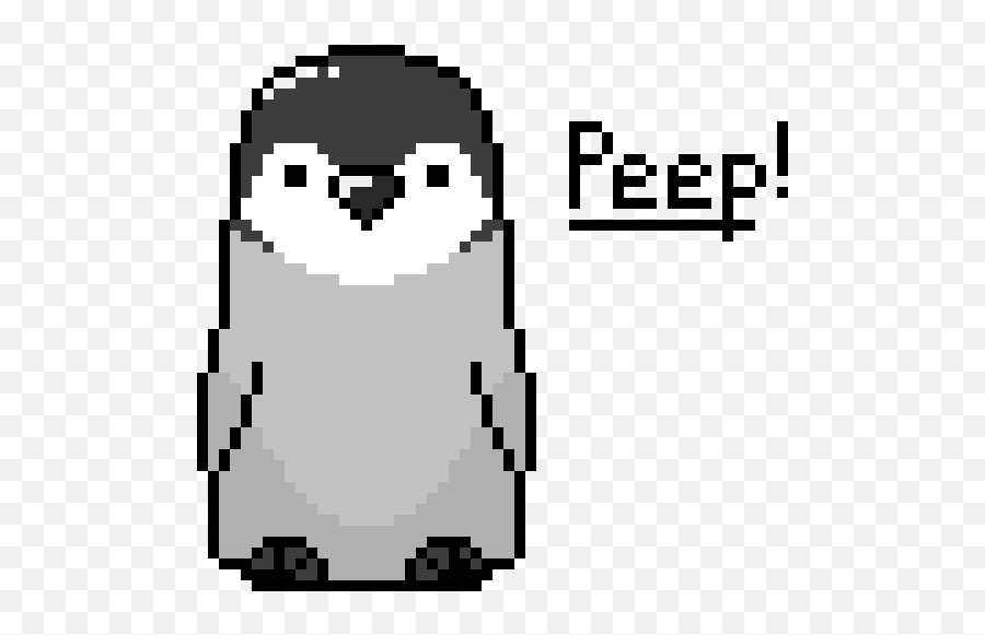 Pixel Art Gallery - Penguin Pixel Art Emoji,Spooped Emoticon