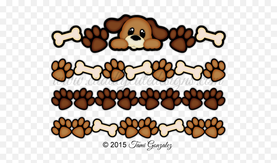 Scrapbook Borders - Doggie Borders Emoji,Borders Html Emoticon