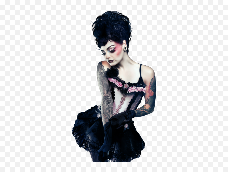 Goth Girl 77 Png Official Psds - Goth Girl Png Emoji,Goth Emojis