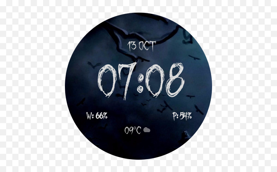 Download Watch Face - Halloween Spooky Free For Android Dot Emoji,Scary Halloween Emojis Free