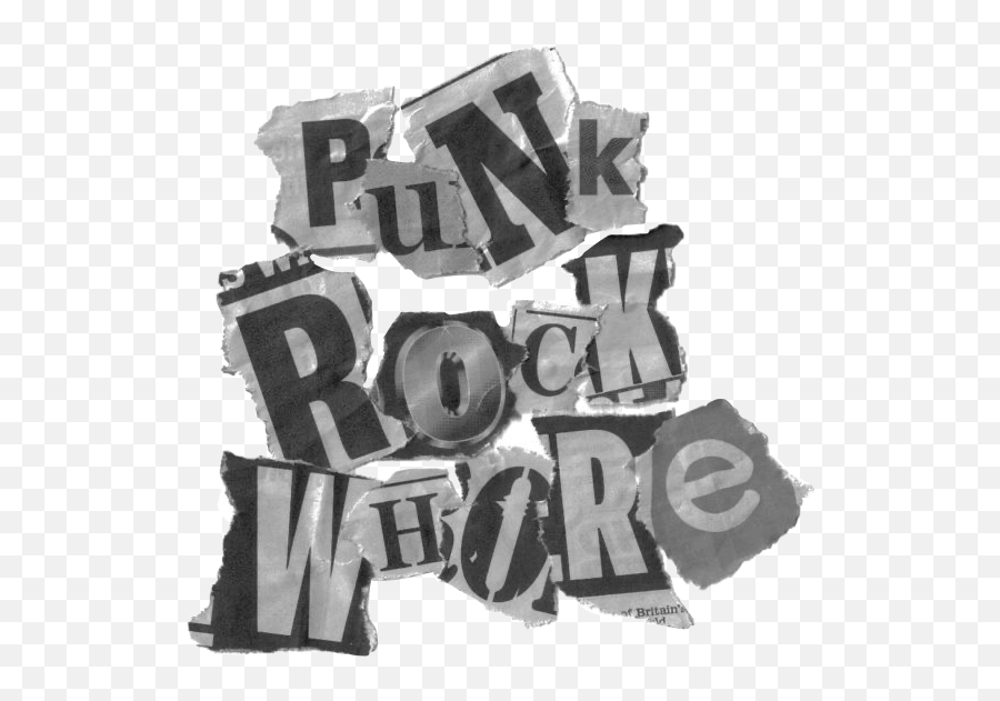 Black Grey Darkgrey Punk Rock Sticker By Nathan - Punk Rock Punk Aesthetic Emoji,Punk Rock Emoji