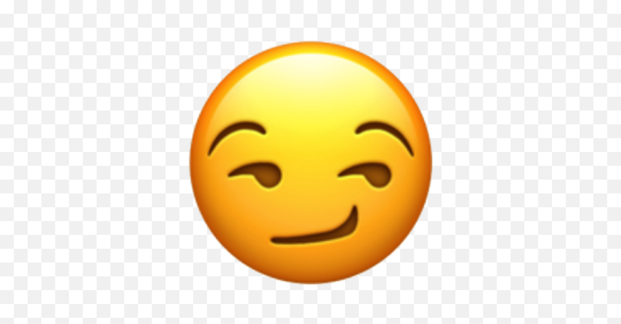 Sticker Emoji Safado Sticker - Smirk Emoji,Emojis De Cara
