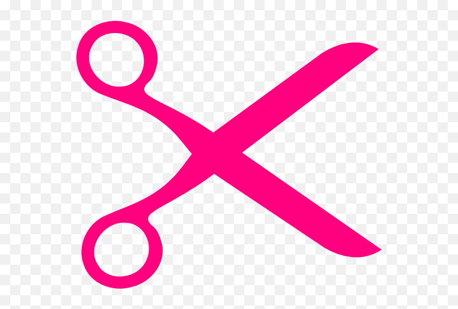 Scissors Pink Clip Art - Hairdresser Clip Art Emoji,Pink Hair Cutting Scissors Emoji