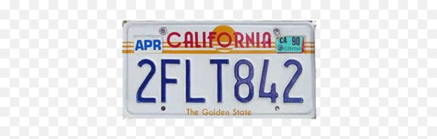 Licenseplate Plate Car Driver Sticker - California License Plate Emoji,Emoji License Plate