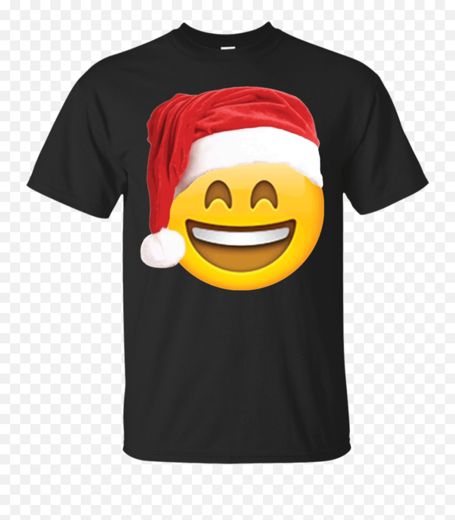 Emoji Christmas Shirt Smiley Face Santa - Free Bill Cosby Shirt,Dragon Face Emoticon Set