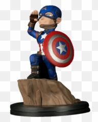 Download Civil War - Captain America 3 Civil War Captain Captain America Q Fig Emoji,Captain America Civil Ware Emojis