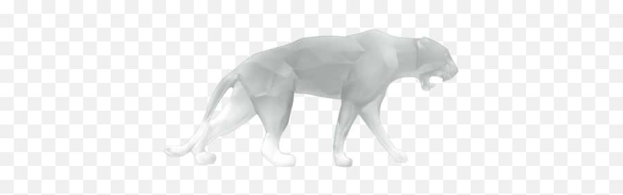 Richard Orlinski - Animal Figure Emoji,Panther Animal Emotion