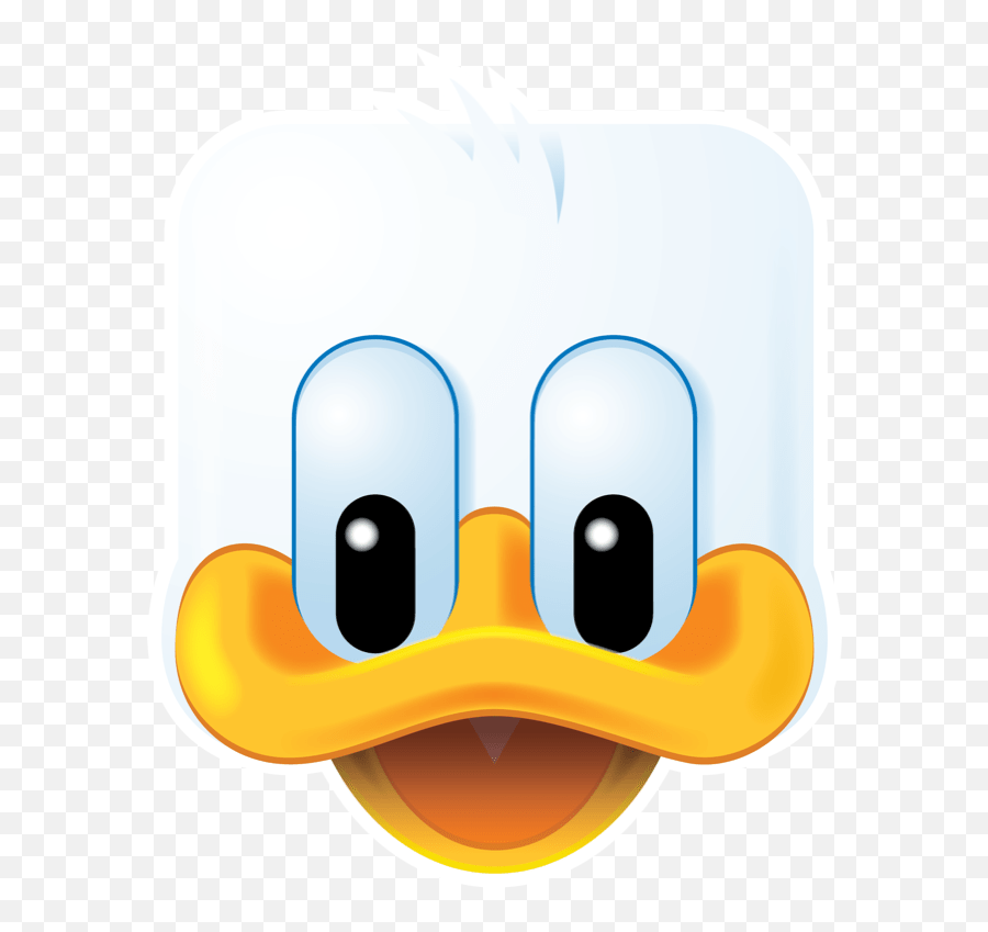 Donald Duck Icon - Happy Emoji,Duck Emoji No Background