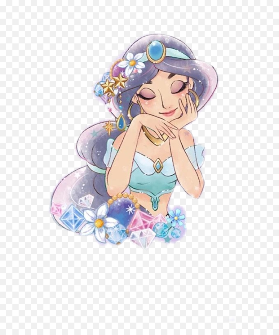 Disney Princess Jasmin Aladdin Sticker - Cute Jasmine Disney Princess Emoji,Aladdin And Jasmine Emojis