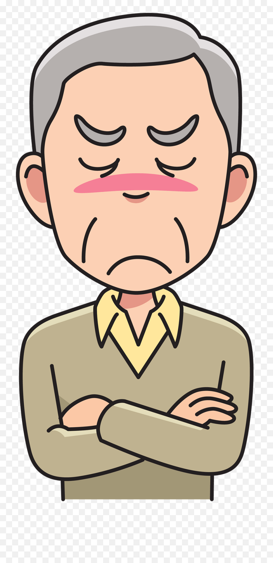 Angry Grandpa Clipart - Grandpa Clipart Emoji,Free Png Grandpa Emojis