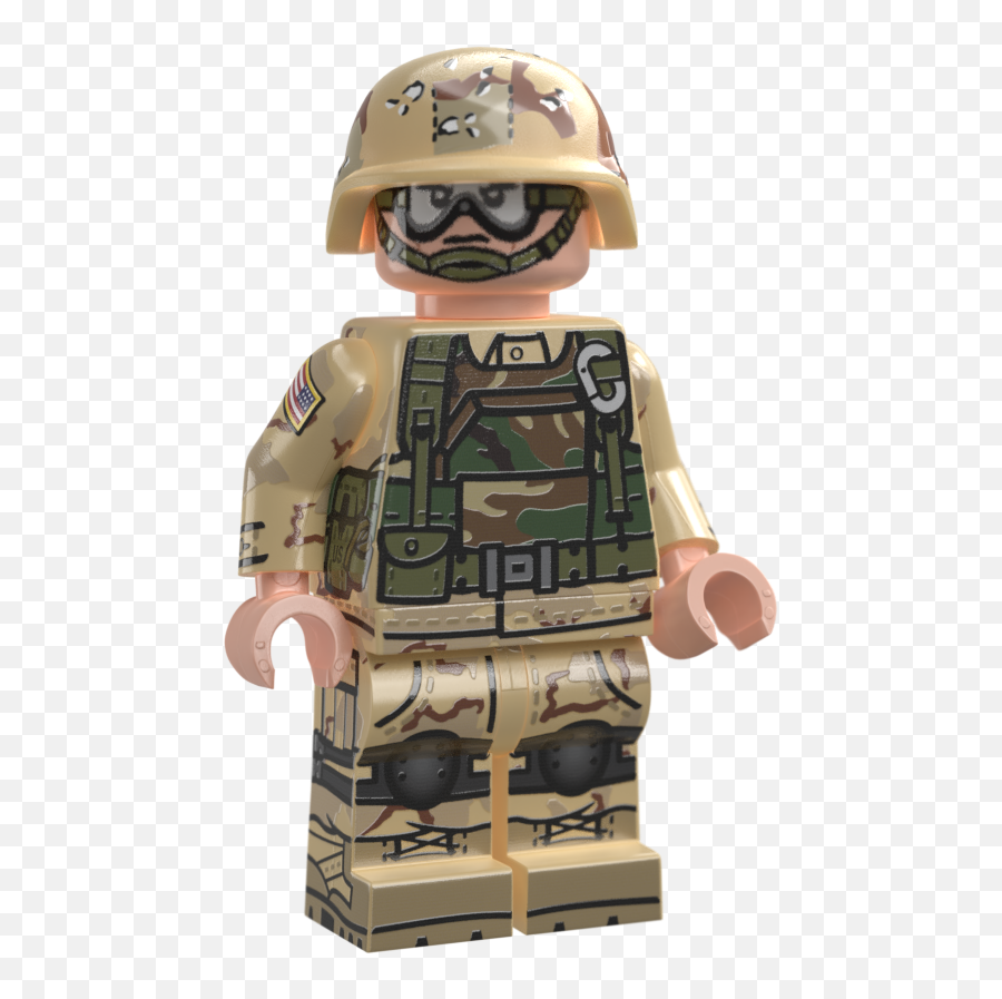 Brickmania Custom Lego Minifigure Mogadishu Us Army Ranger - Modular Integrated Communications Helmet Emoji,Lego Minifigure Emotions