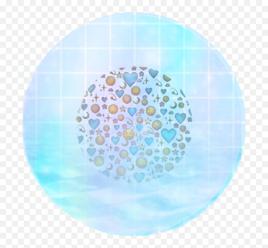 Emoji Emojilayer Layer Circle Sticker By Tessa - Dot,Blue Circle Emoji
