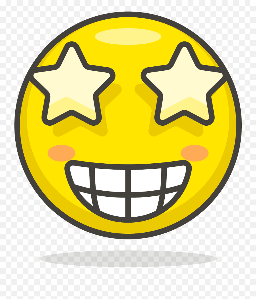 Star - Transparent Png Emoji Crazy Png,Star Eyes Emoji