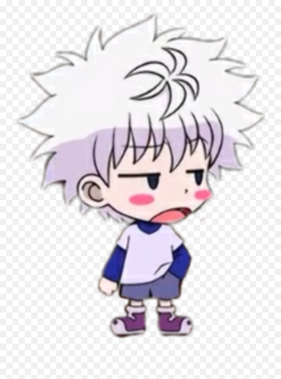 Chibi Killua Killuazoldick Sticker By Carranza2014 Emoji,Hxh Emojis