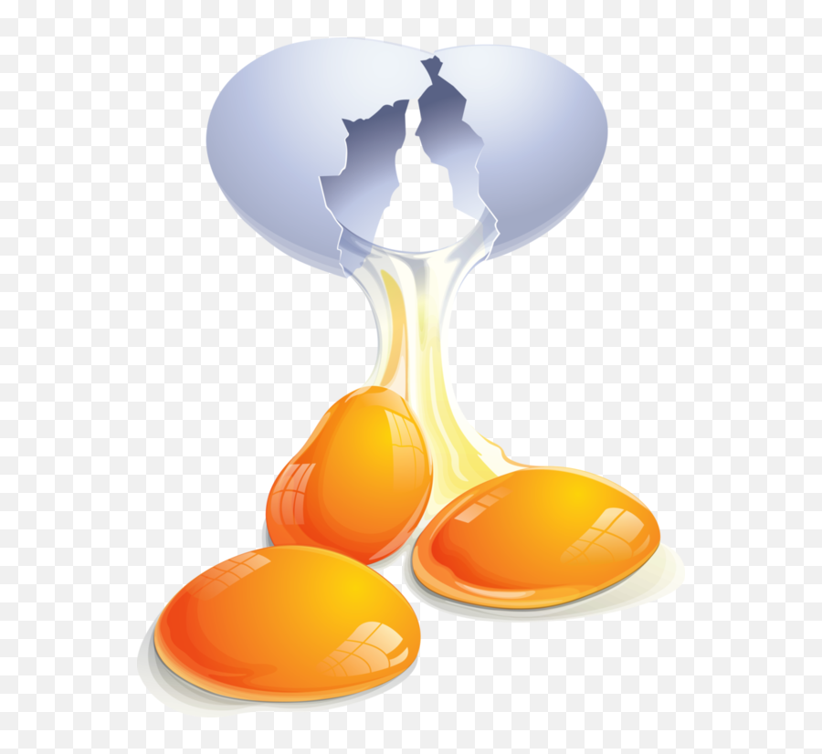Fried Egg Egg Eggshell Orange Tableware For Easter - 825x1024 Emoji,Egg Yolk Emoticon