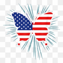 Butterfly American Flag Usa Independence Day Independence Day Weekender Tote Bag Emoji,Youtube American Flag Emojis