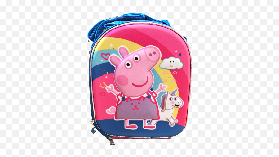 Lunch Bag - Peppa Pig Pink 10 Kit Case Girls School New Emoji,Cloth Totes Bags Emotion