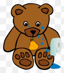 Crying Bear Clipart - Clipartix Crying Bear Clipart Emoji,Bear And Hot Emoji