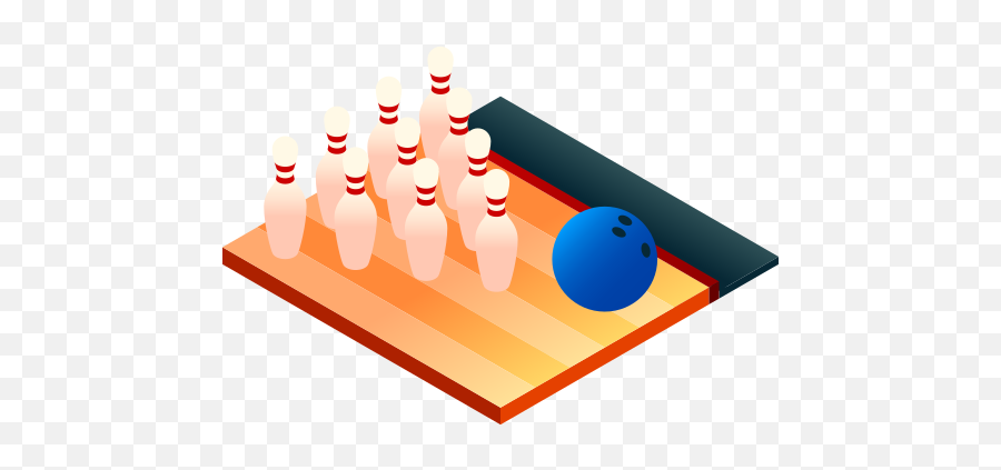 Bowling Sport Free Icon Of Sport Isometric - Best Hobby Emoji,300 Bowling Game Emoticon