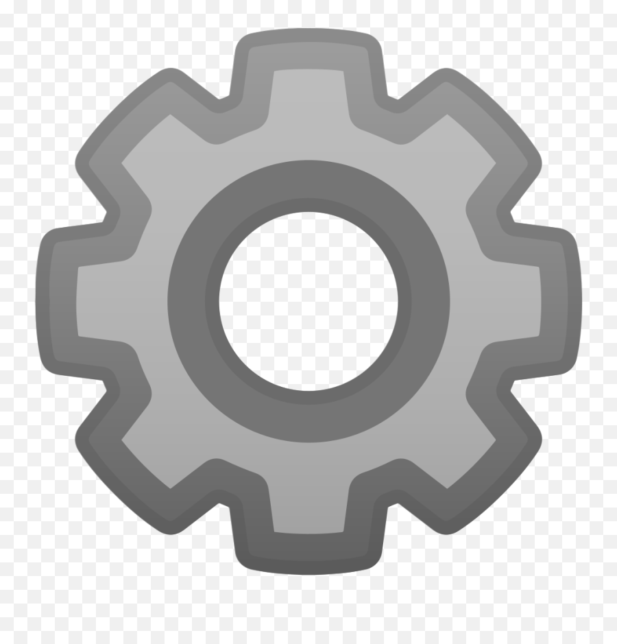 Gear Icon - Grey Gear Icon Png Emoji,Emoji Objects