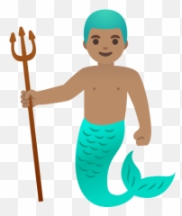 U200d Mermaid Man With Medium Skin Tone Emoji,Medium Skin Tone Emoji