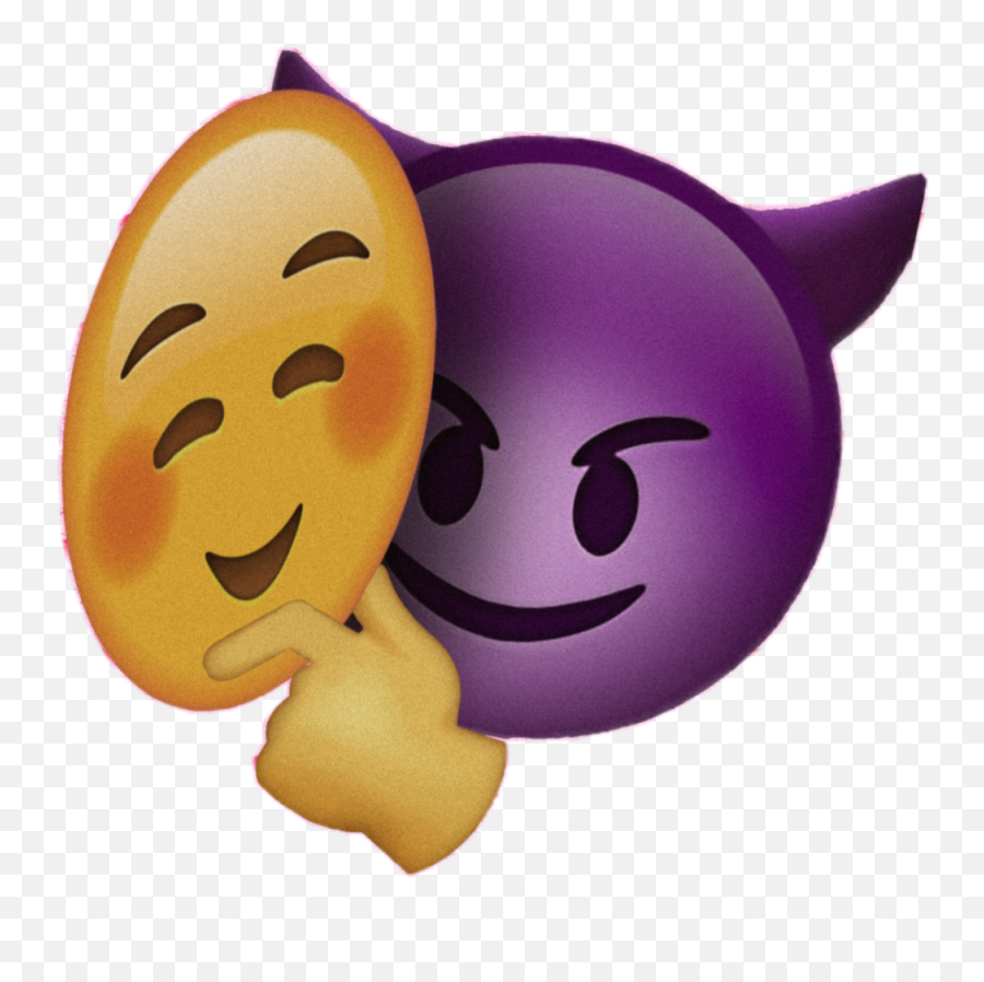 Thankyounext Sticker - Evil Emoji,Lesbian Emoticon