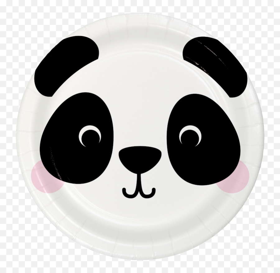 Panda Birthday Party Supplies Party - Panda Paper Plate Mask Emoji,Emoji Party Favor