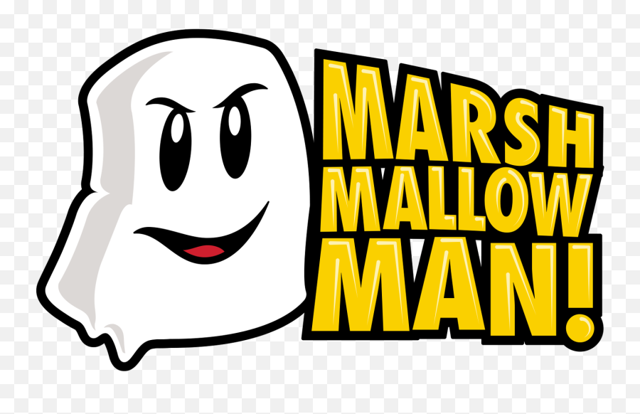 Awesome Marshmallow Man Logo Images - Happy Emoji,Marshmello Emoticon