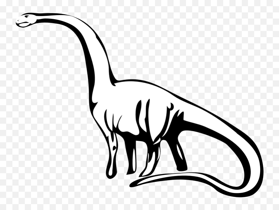 Dino Pics - Black And White Dinosaur Logo Emoji,Brontosaurus Emoji