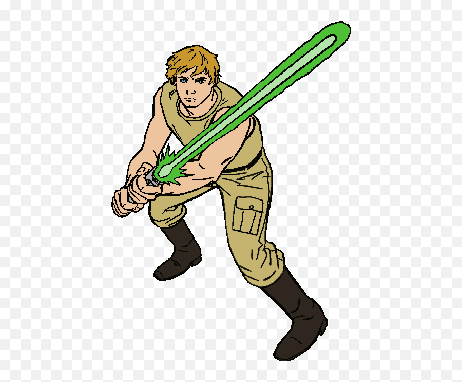 Star Wars Luke Skywalker Clipart - Luke Skywalker Clip Art Emoji,Star Wars Animated Emoticons