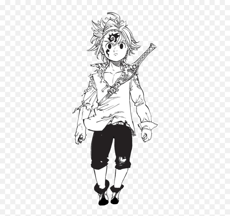 Meliodas - Meliodas Manga Emoji,Meliodas Emotions