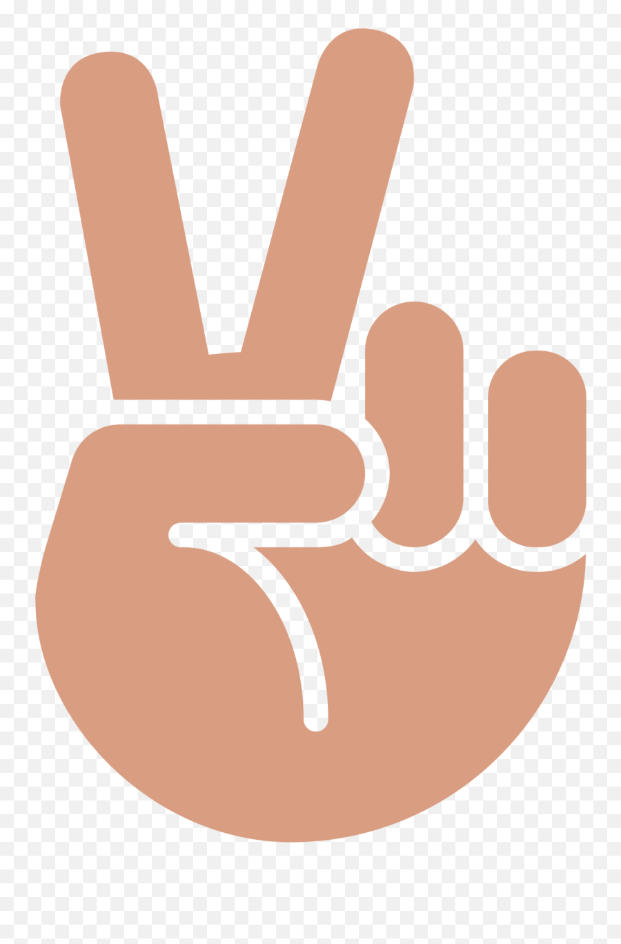 Victory Hand - Victory Emoji Left Hand,Hand Emojis
