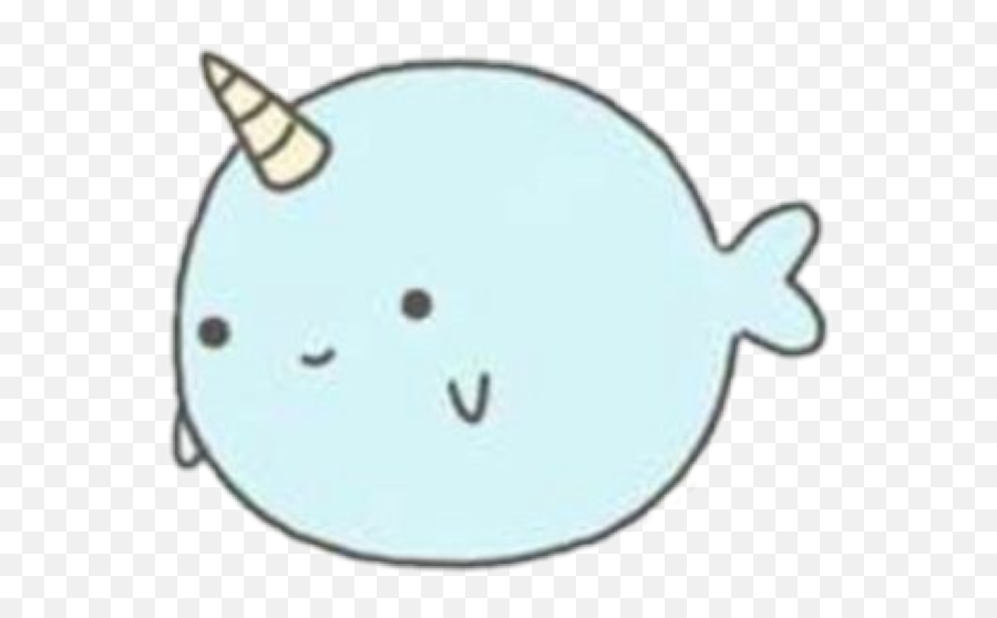 Cute Narwal Unicornofthesea Sticker - Cute Pinterest Stuff Emoji,Narwal Emoji