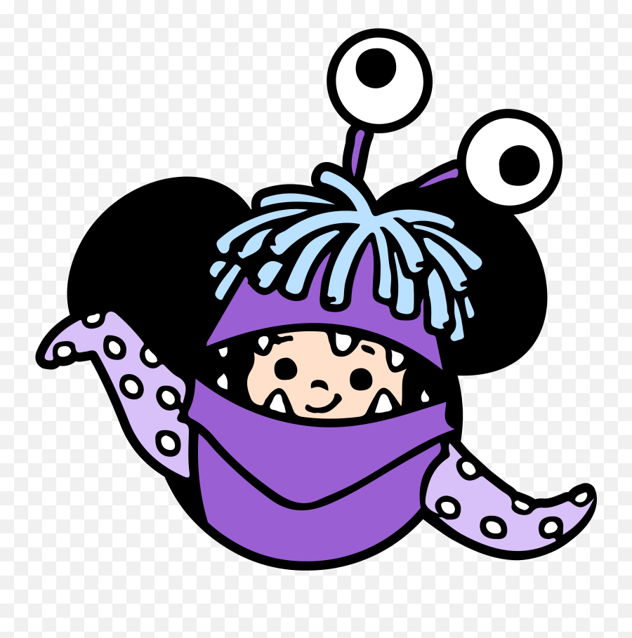 Purple Clip Art - Monsters Inc Colring Pages Emoji,Cover Ears Emoticon -emoji