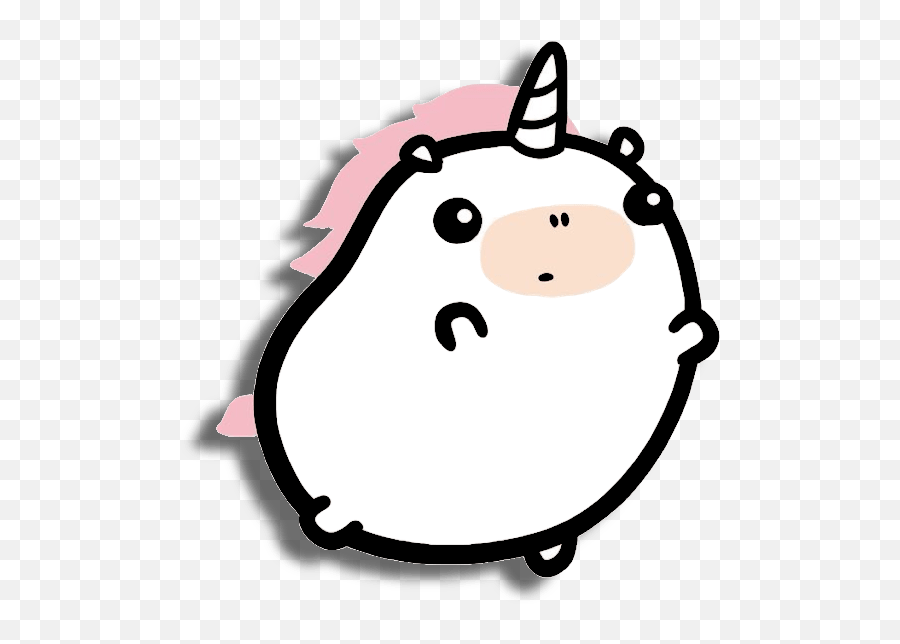 Dibujos De Unicornios Kawaii - Redbubble Sticker Unicorn Emoji,Unicornio Emoji Para Colorear